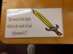 The sword of the Spirit